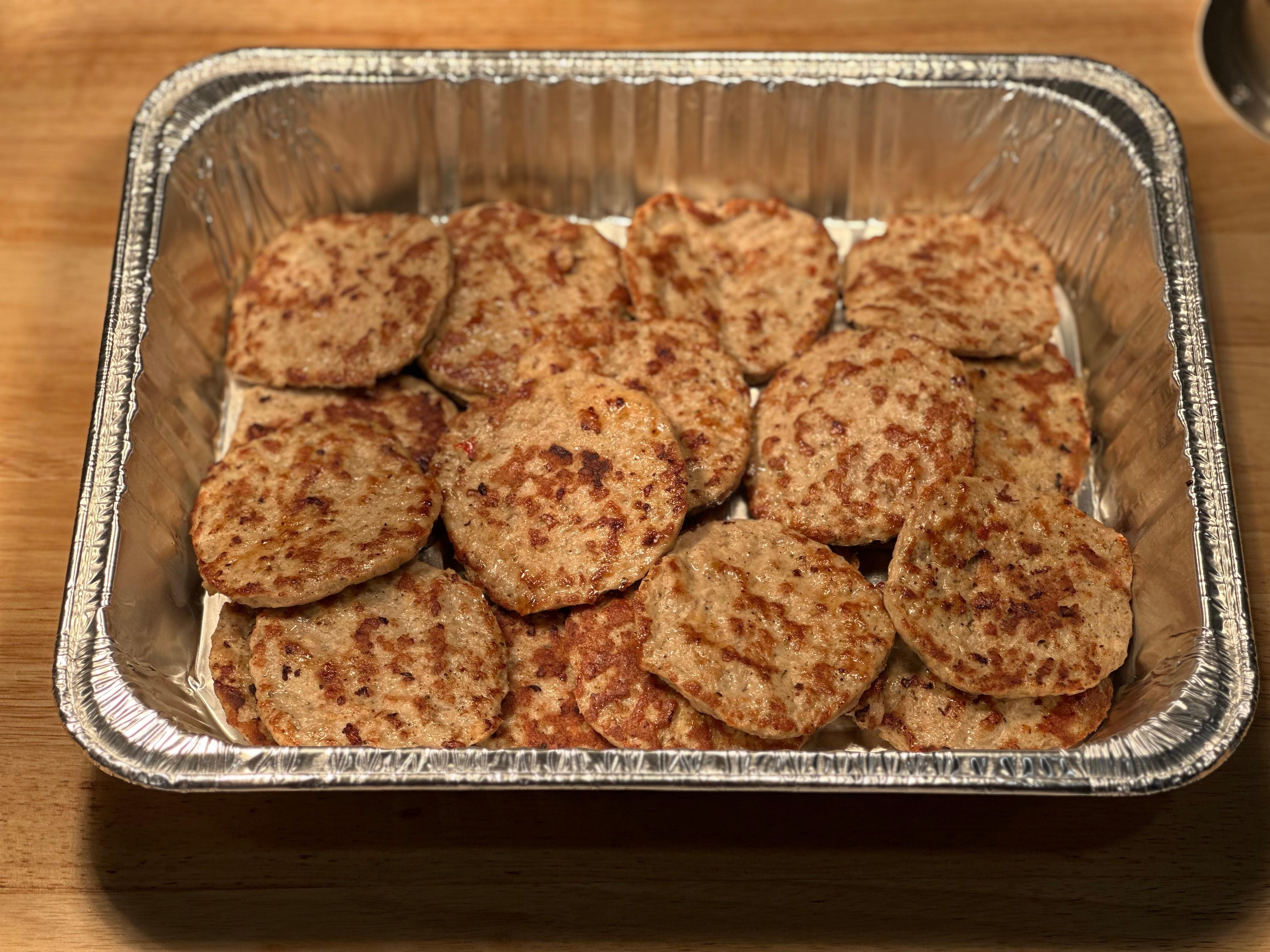 Sausage Patties Platter.