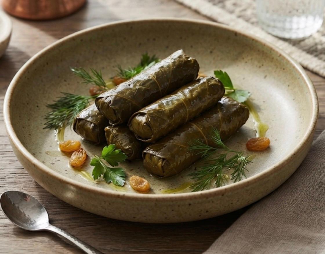 Stuffed Grape leaves.