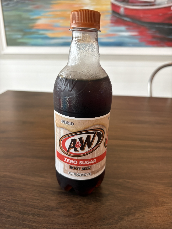 Diet A&W Root Beer.