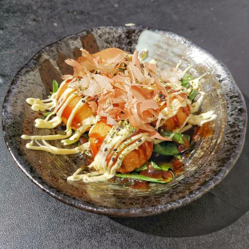 Takoyaki.