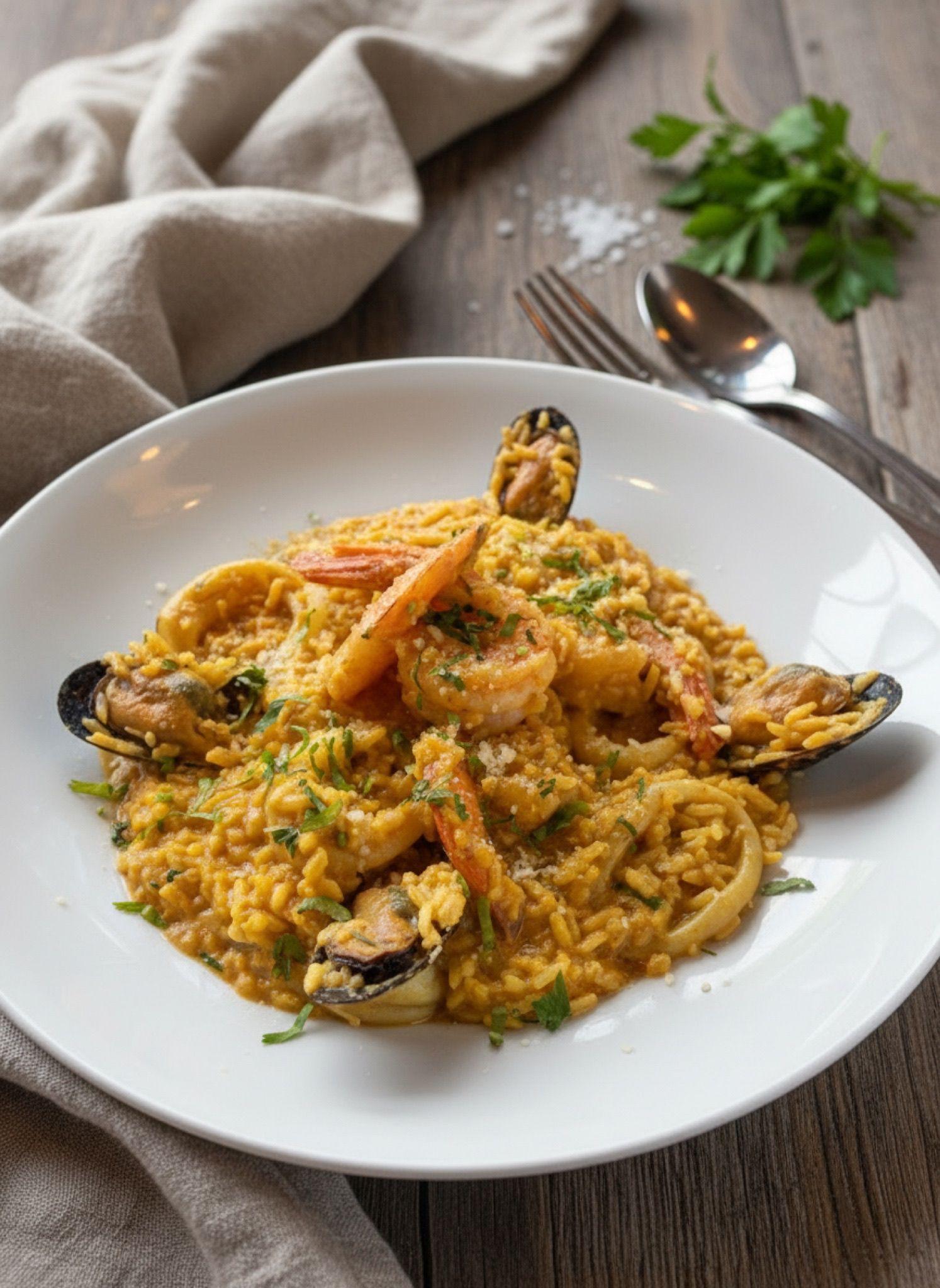 Arroz Mariscos Meloso.