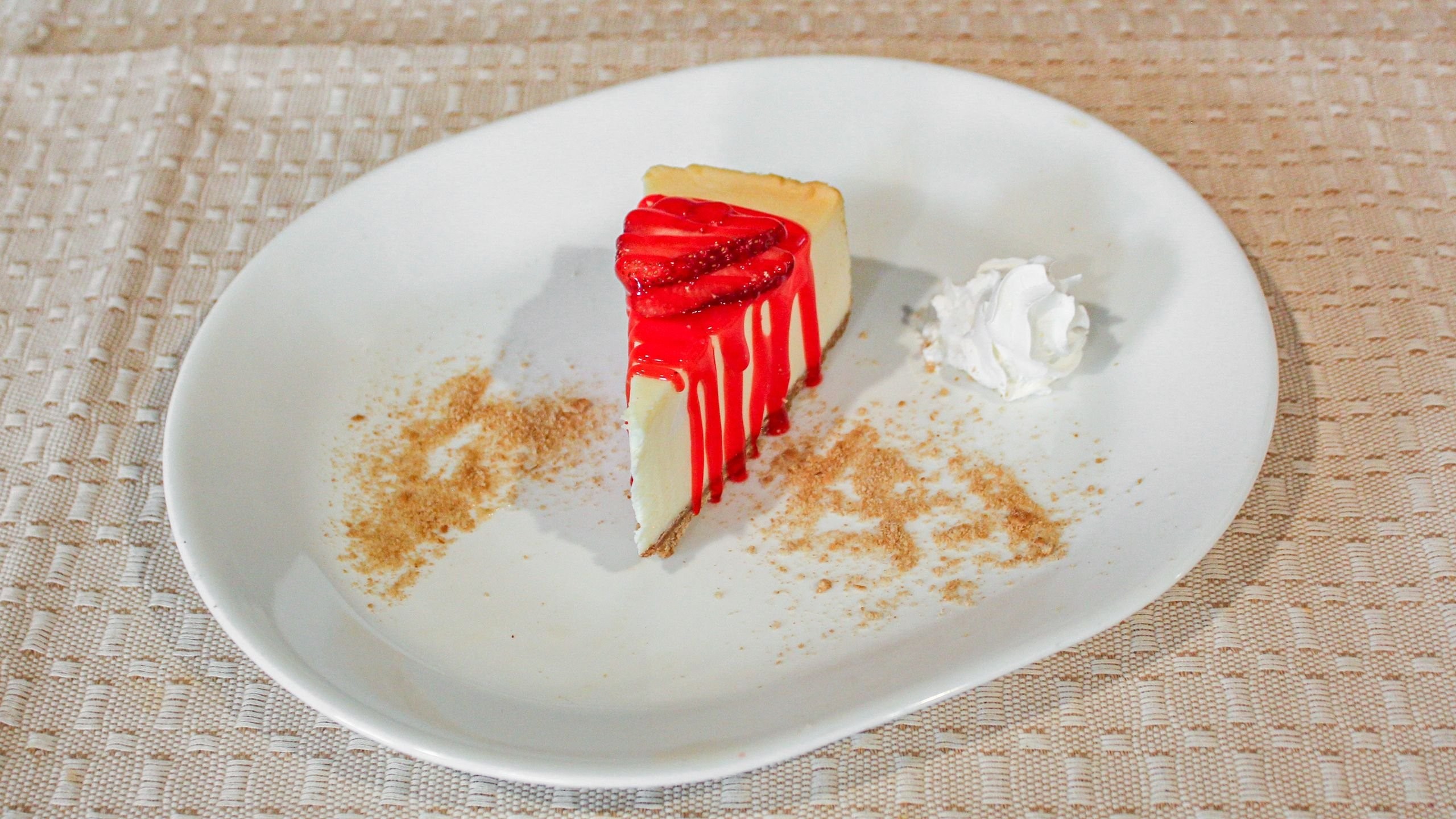 Strawberry Cheesecake Slice.