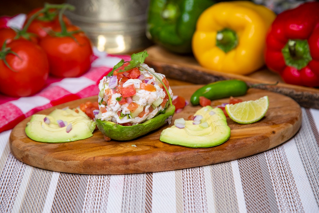Ceviche Avocado Shell.