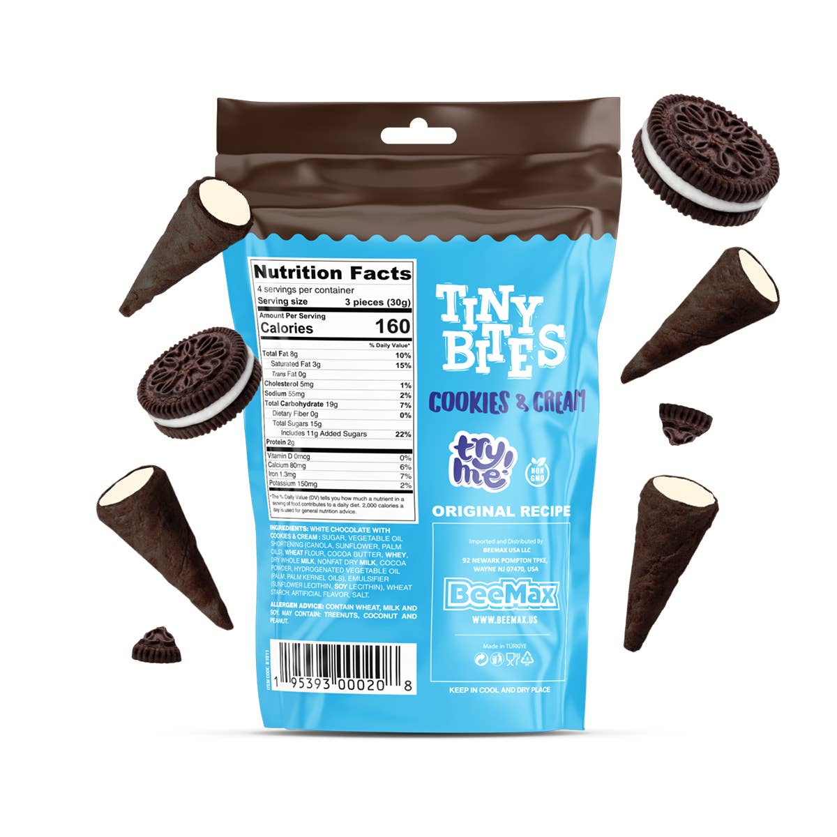Tiny Bites Cookies & Cream 4.24 oz.