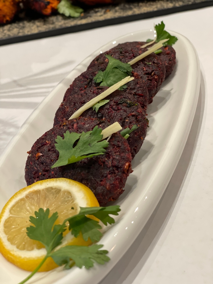 Beetroot Kebab.