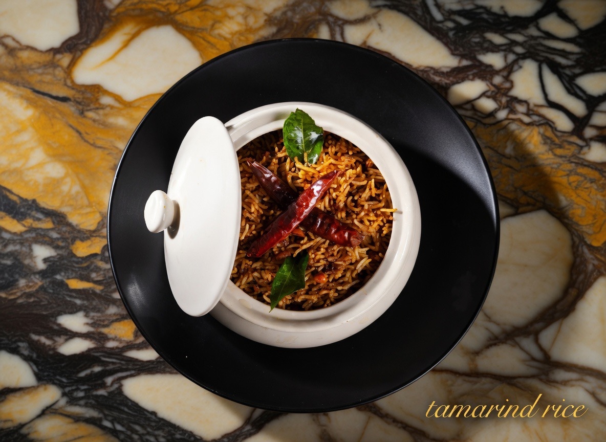Tamarind Rice (Puliyogare).