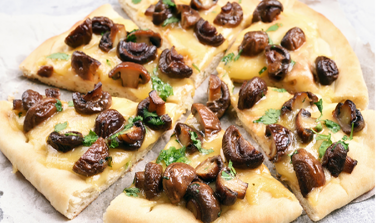 Wild Mushroom Truffle Pizza.