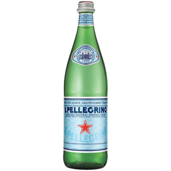 San Pellegrino Sparkling Water.