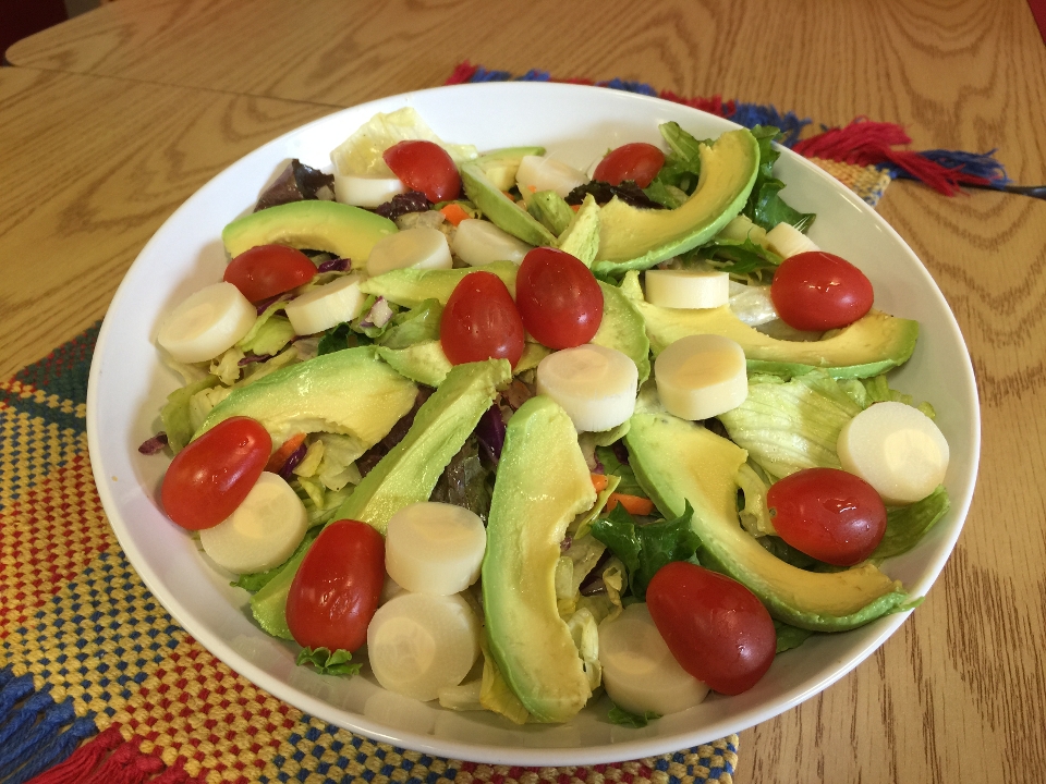 Heart of Palm and Avocado Salad.