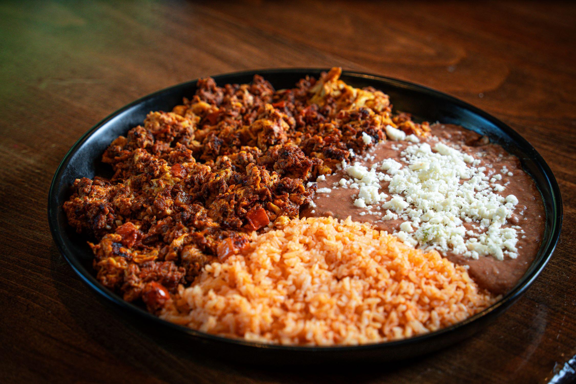 Huevos Con Chorizo.