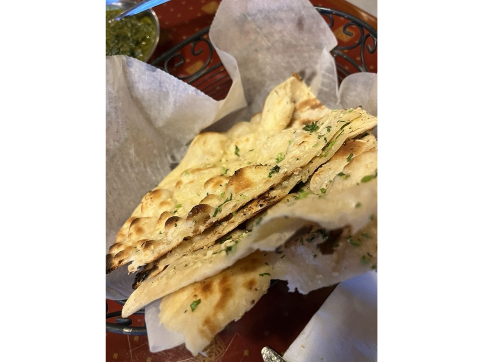 Garlic Cilantro Naan.