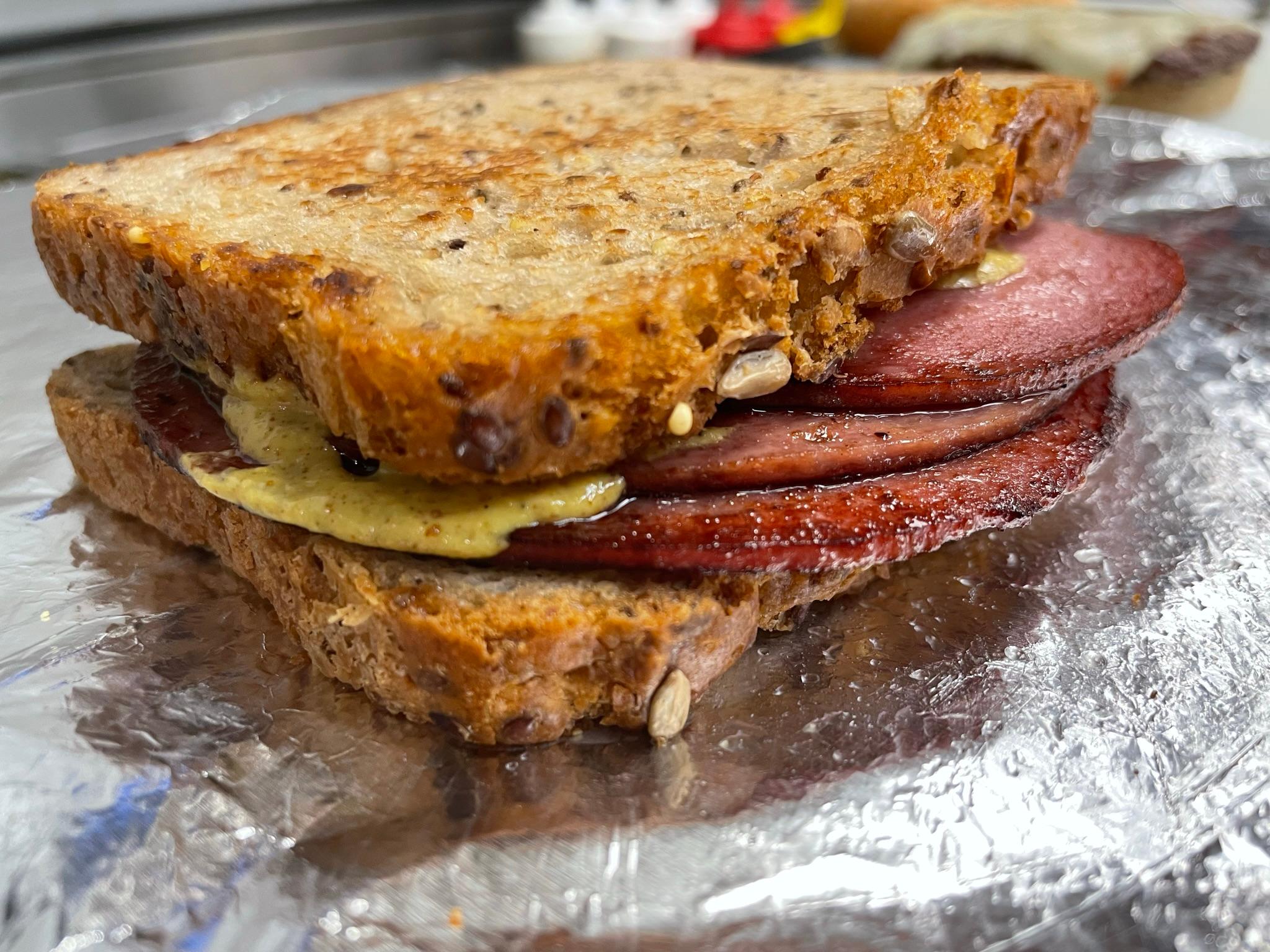 Gluten Free Fried Bologna.