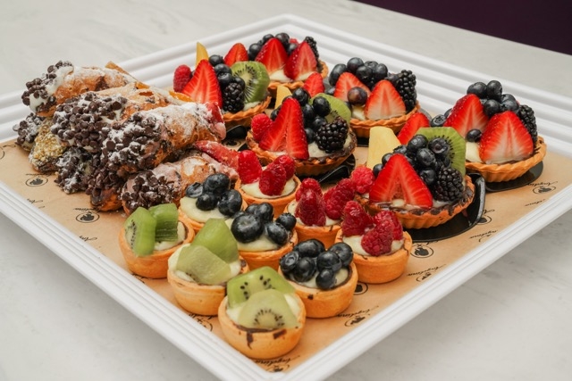 Mini Blackberry Tart.