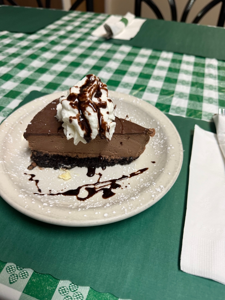 Nonna's Chocolate Cheesecake.
