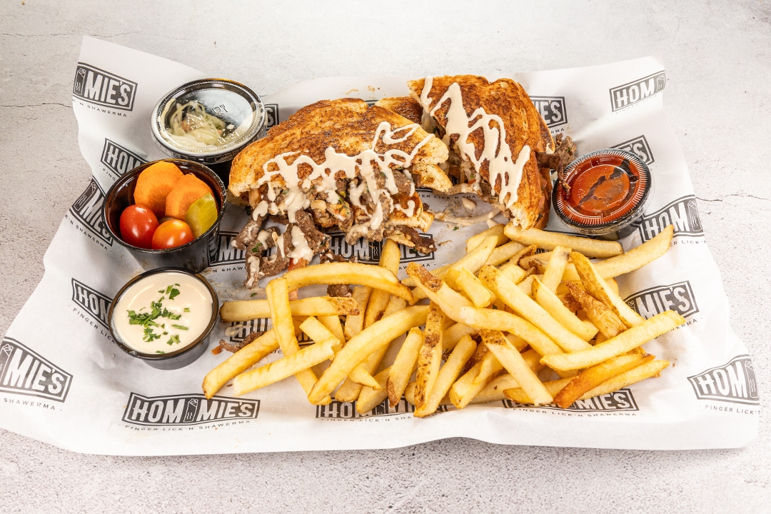 Steak Crunchy Toast Combo.