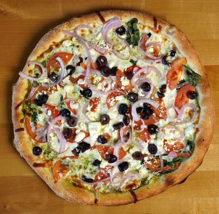 16" Greek Pizza.