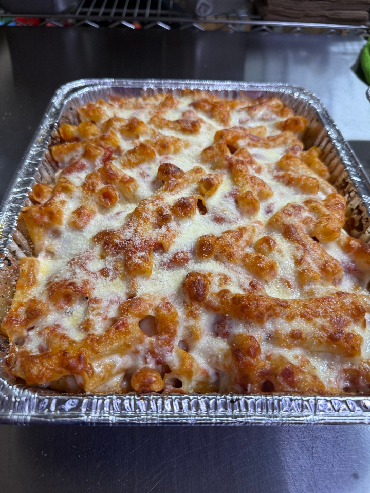 Half Tray Baked Ziti.