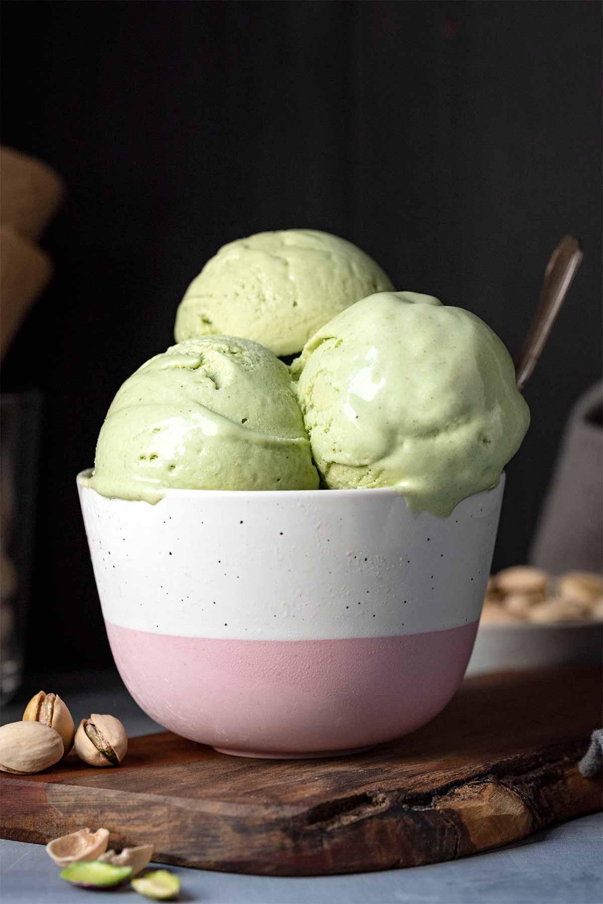 Pistachio Double Scoop.