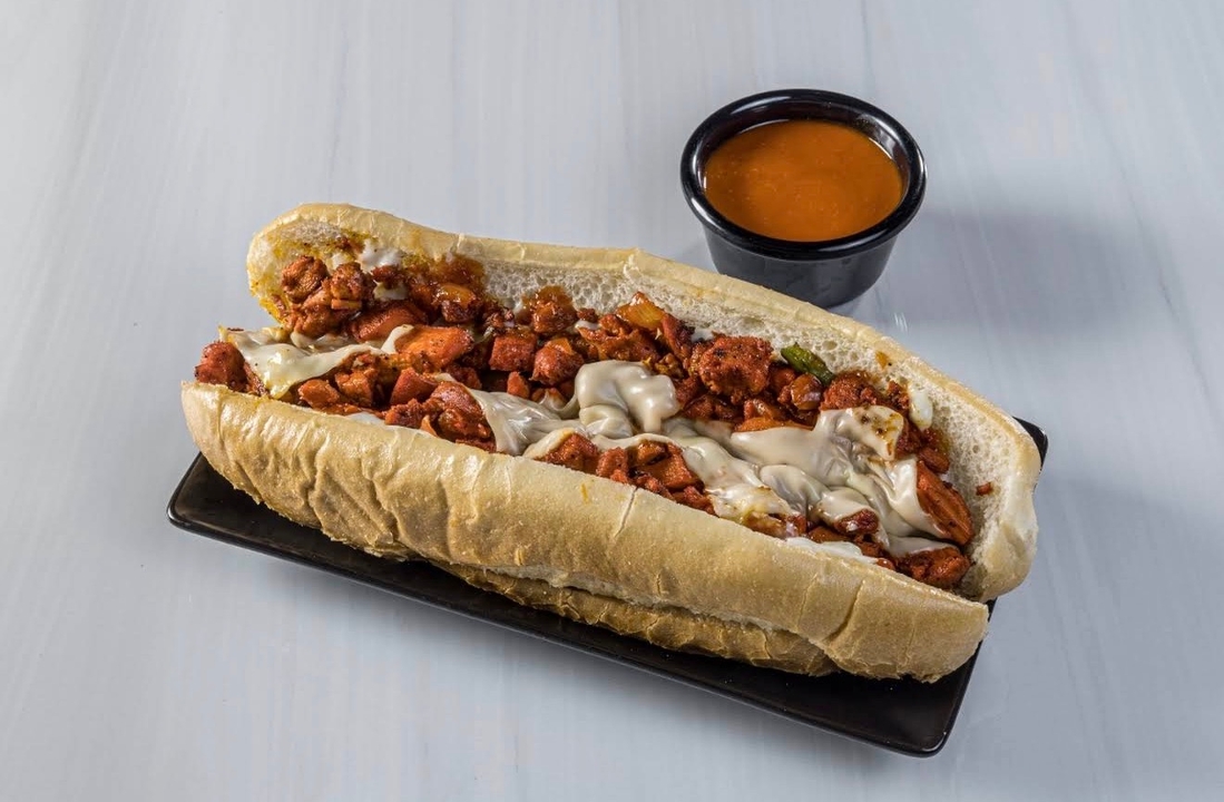 Chicken Cheesesteak Sandwich.