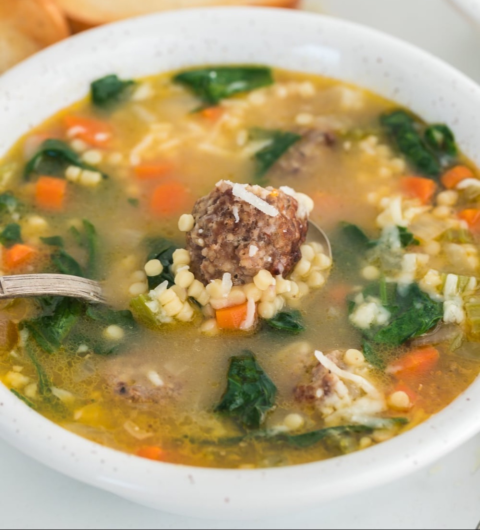 Chef's Soup of the Week - Italian Wedding Soup.