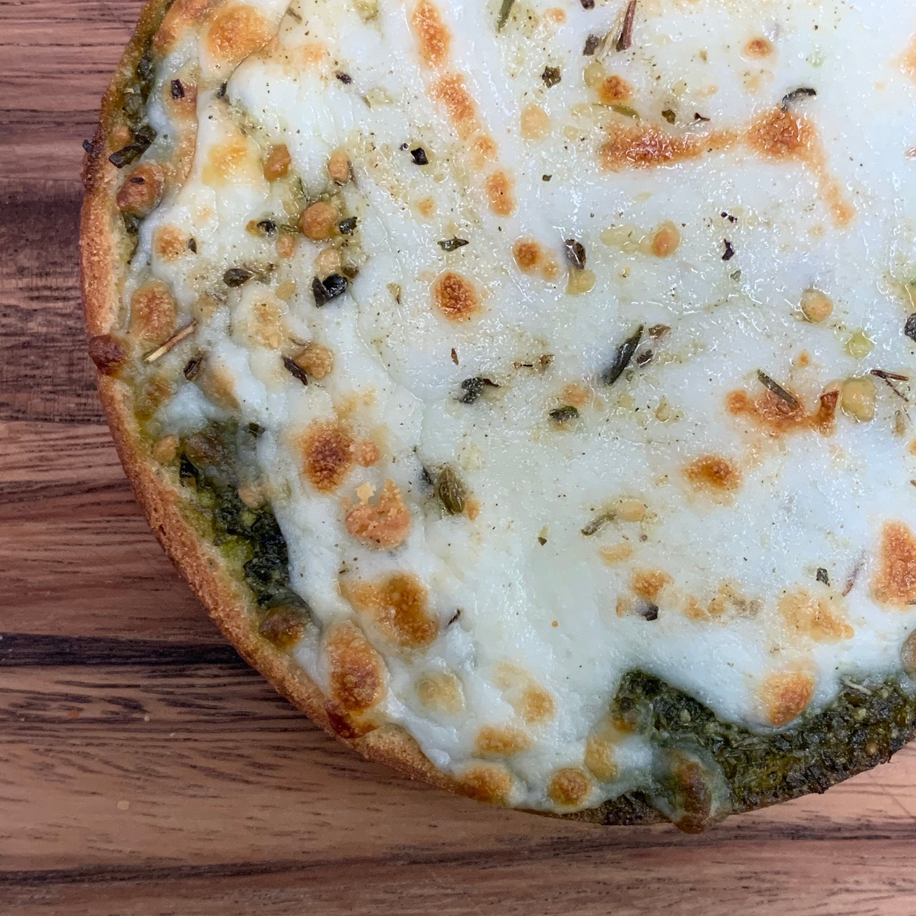 Pesto Pizza Bagel..