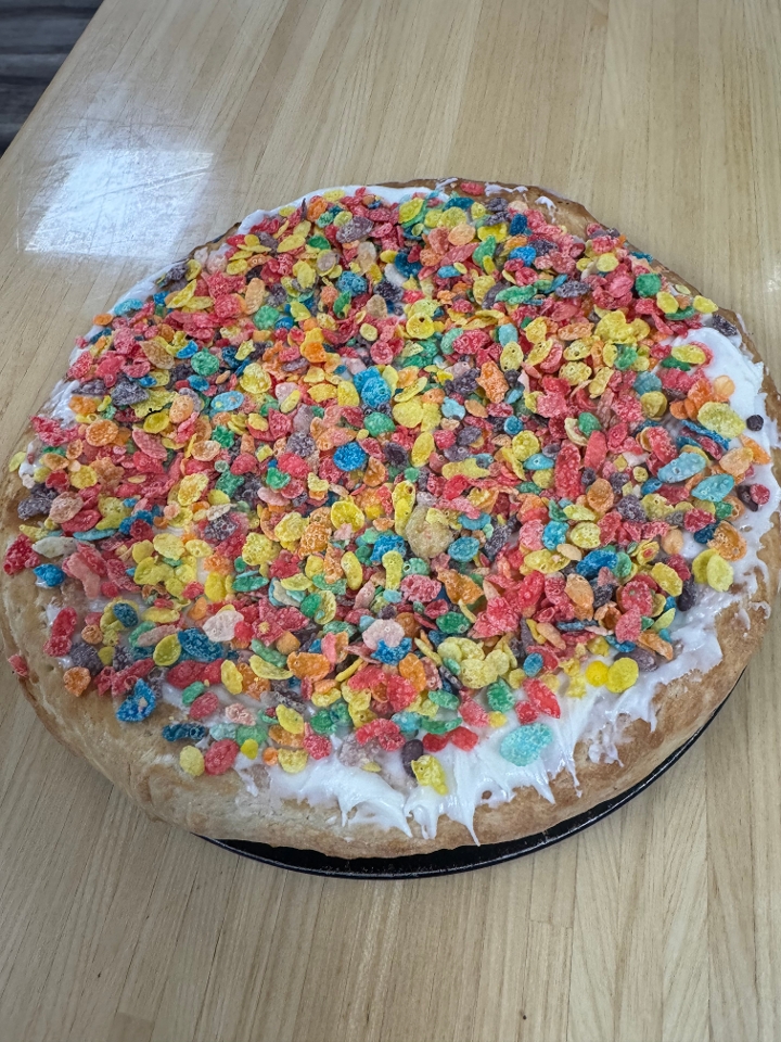 Fruity Pebble Pizza.
