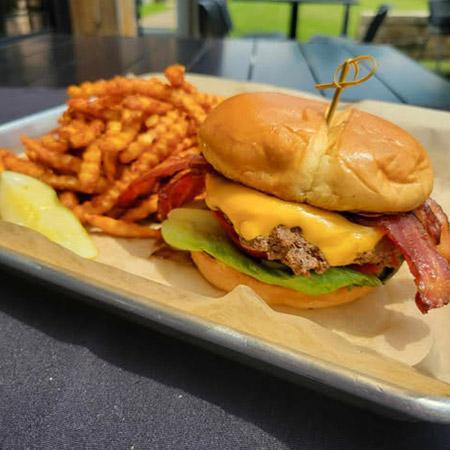 Tin Cup Burger.
