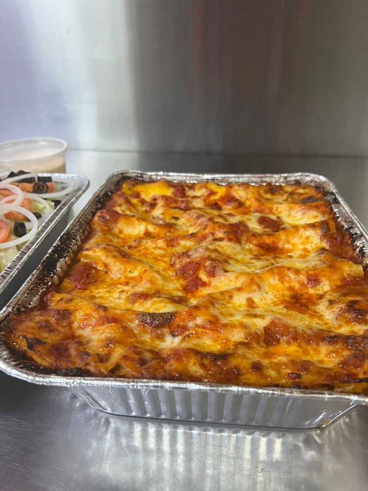 Half Tray Lasagna.