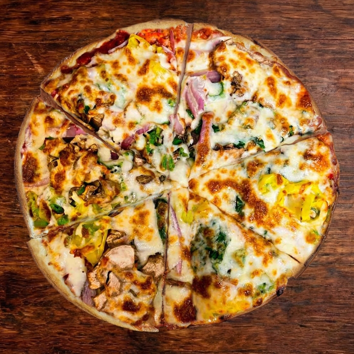 Veggie Gluten Free Pizza.