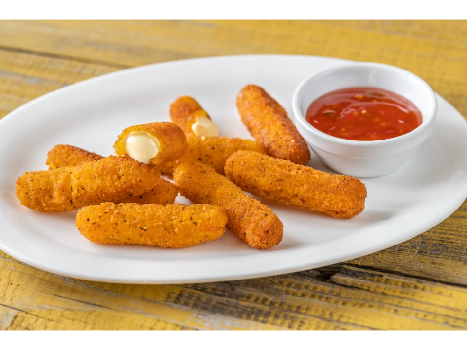 Full Mozzarella Sticks.