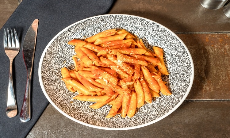 Kids Penne Pomodoro.