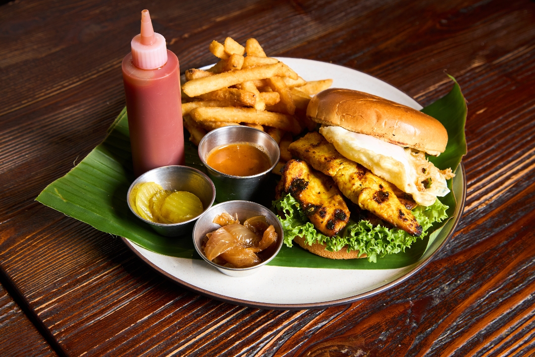Satay Burger.