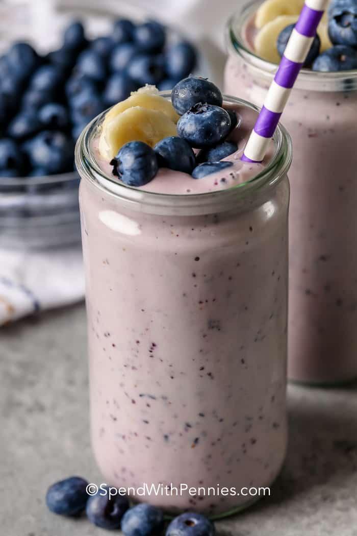 Blueberry Yum Yum Smoothie (16oz Only).