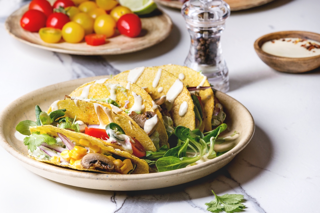 Veggie Tacos.