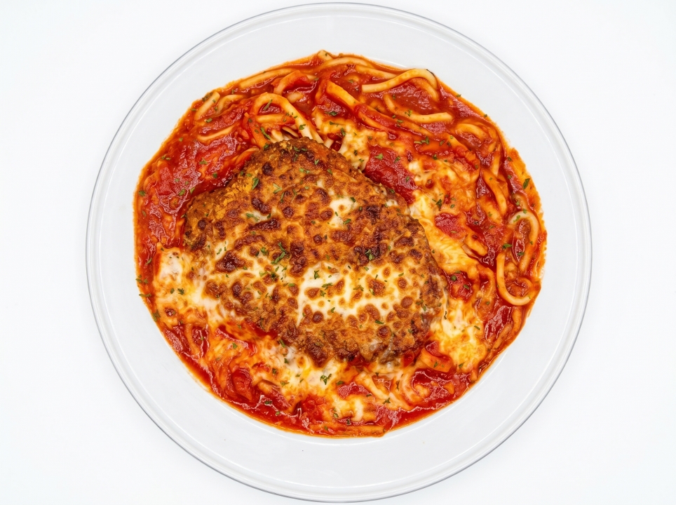 Chicken Parmesan Pasta.