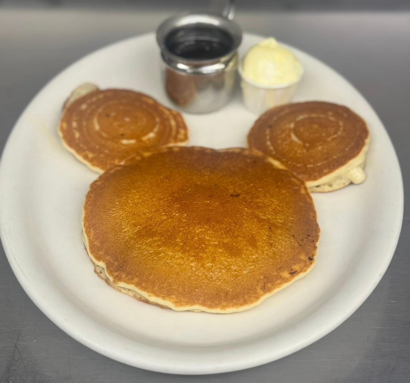 Mickey Mouse Pancakes.