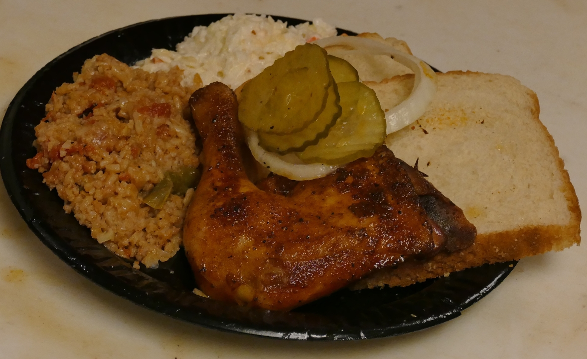 Smoked Dark Chicken Plate.