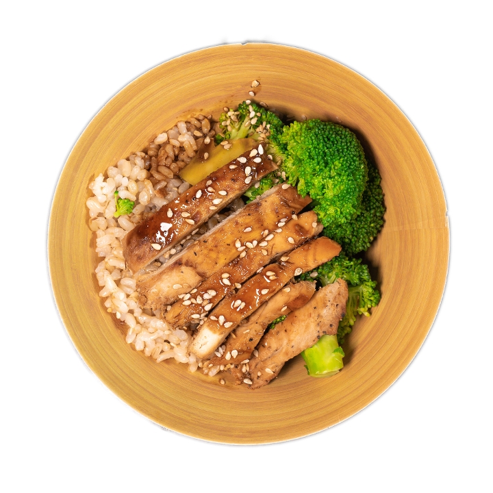 Kids Teriyaki Chicken bowl.