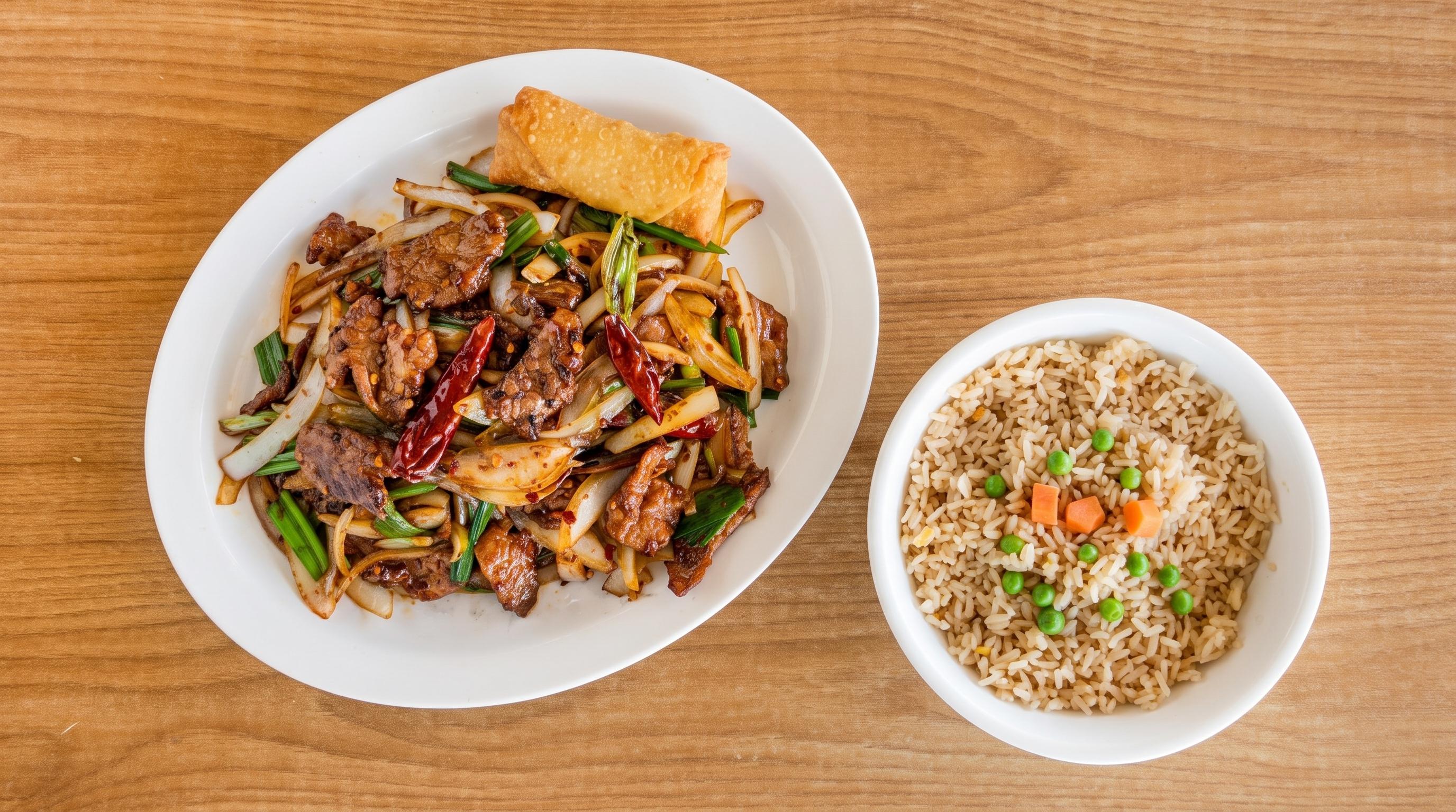 MONGOLIAN BEEF.