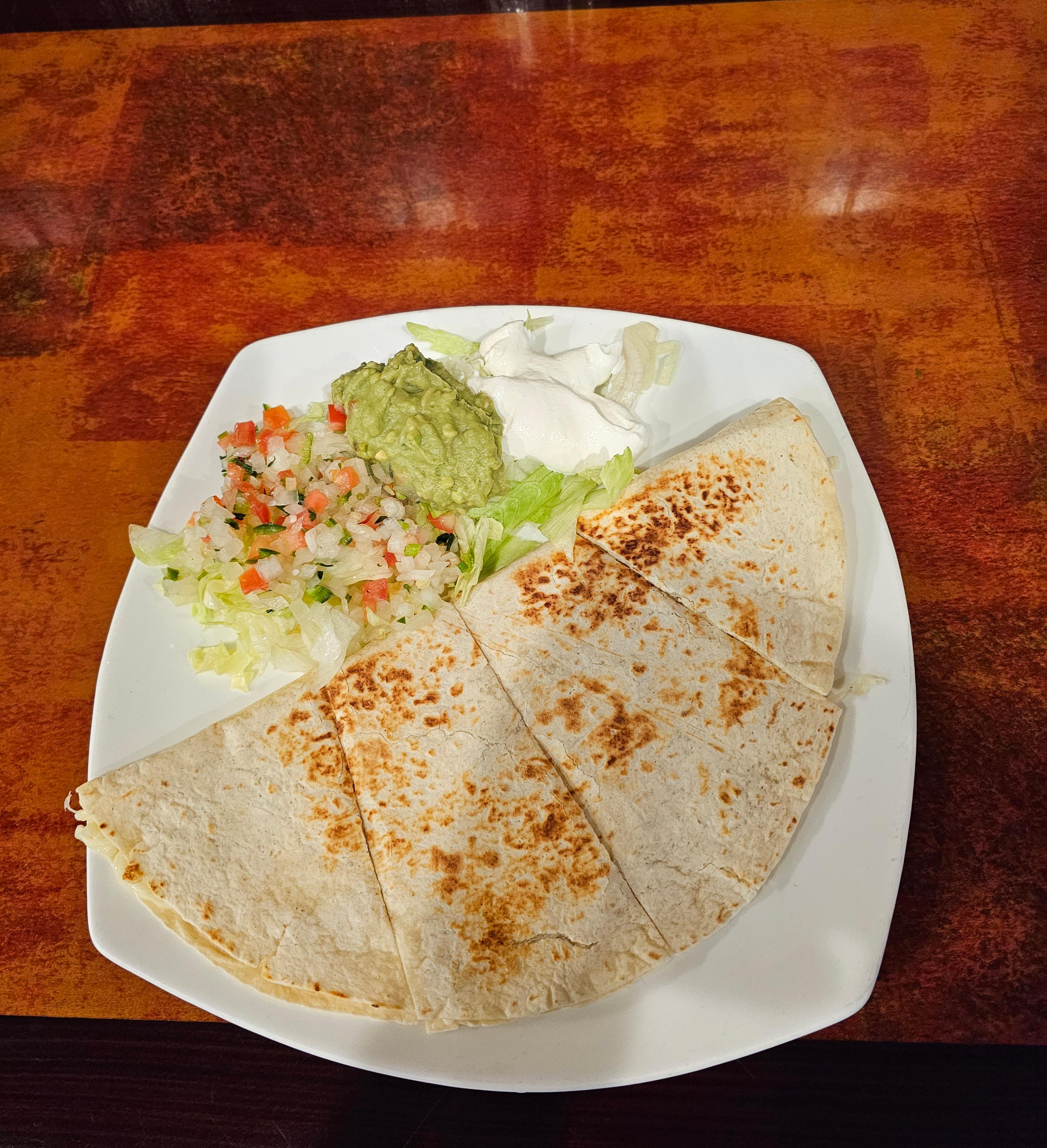 Chicken Quesadilla.