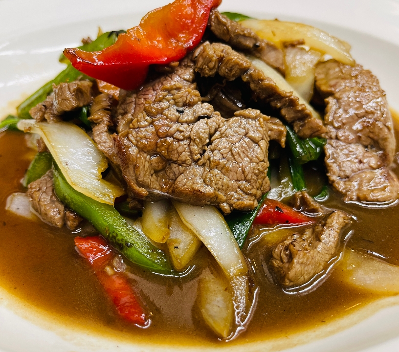 D33 PEPPER STEAK.