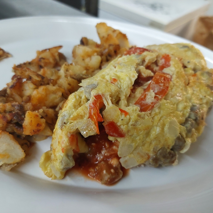 Mediterranean Omelette.