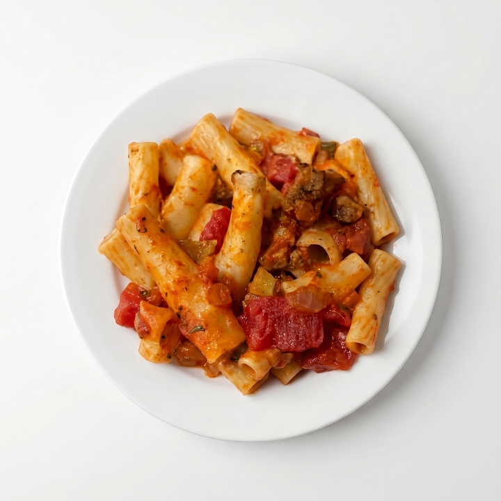 Ziti with Sauce.