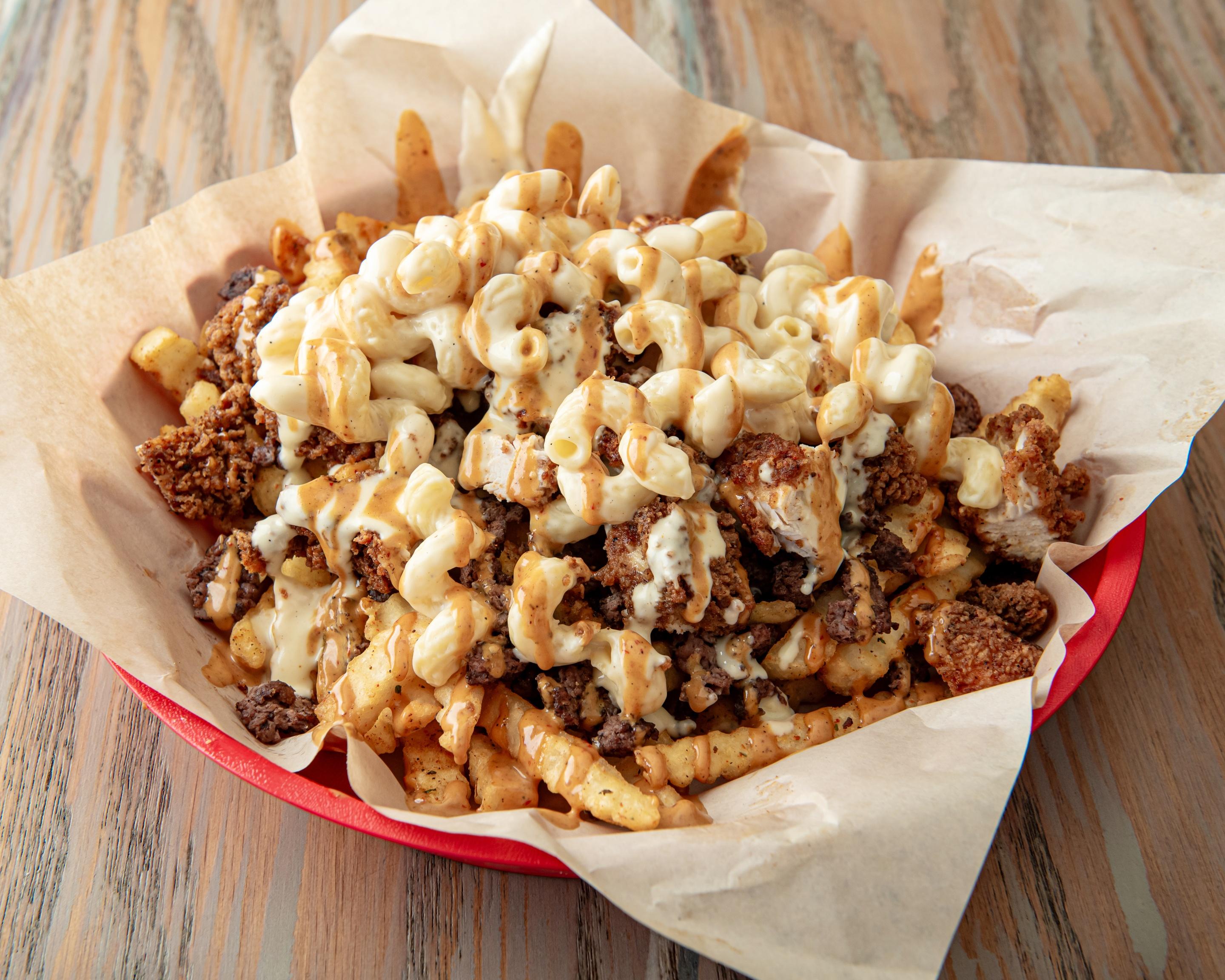 Nash N' Smash Sloppy Fries.