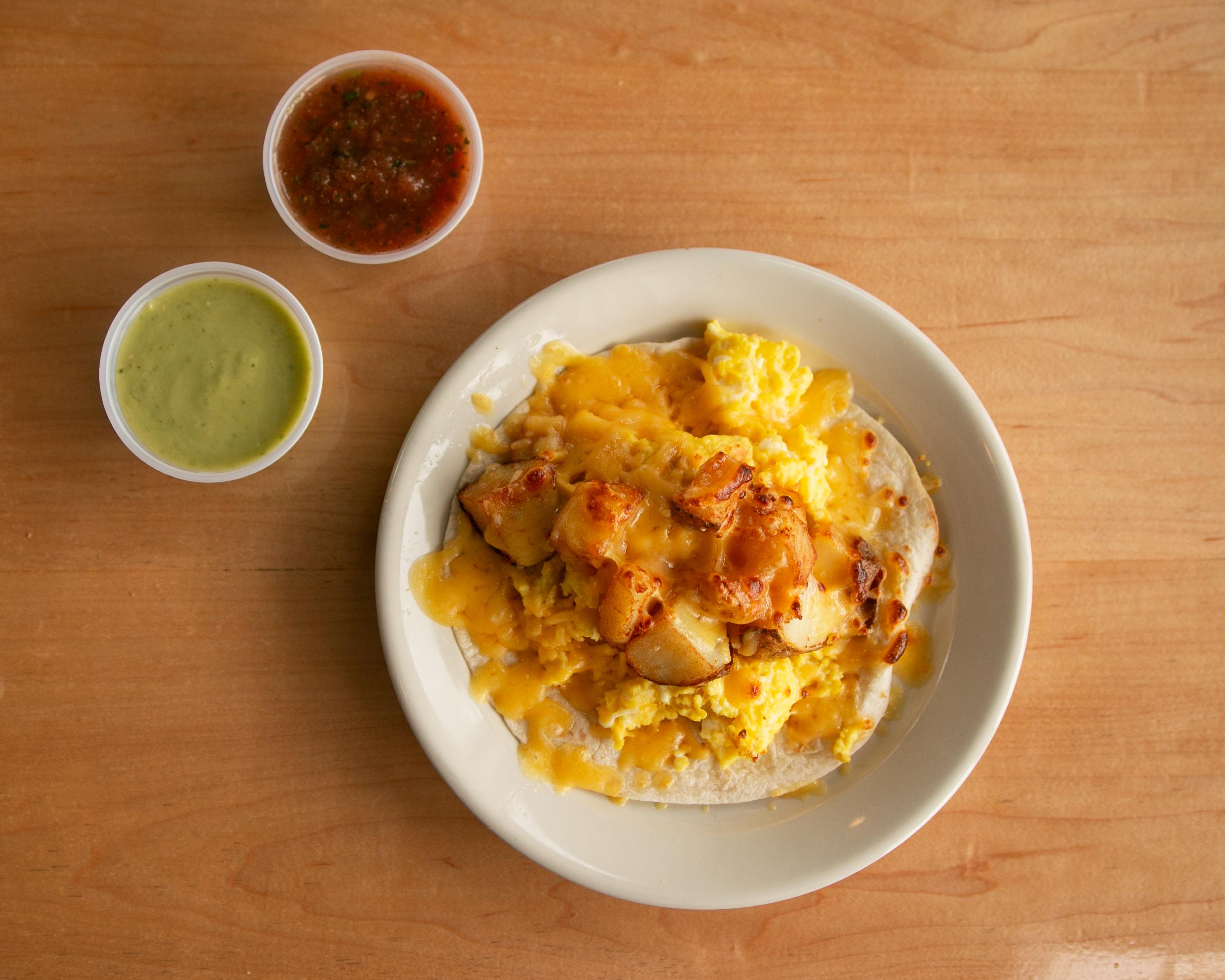 Potato, Egg & Cheese.