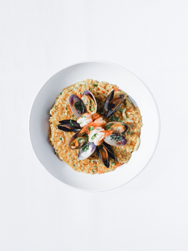 RED CURRY SEAFOOD RISOTTO.
