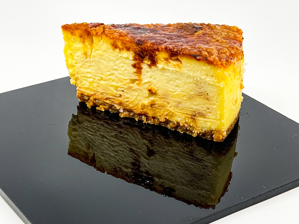 Creme Brulee Cheesecake.