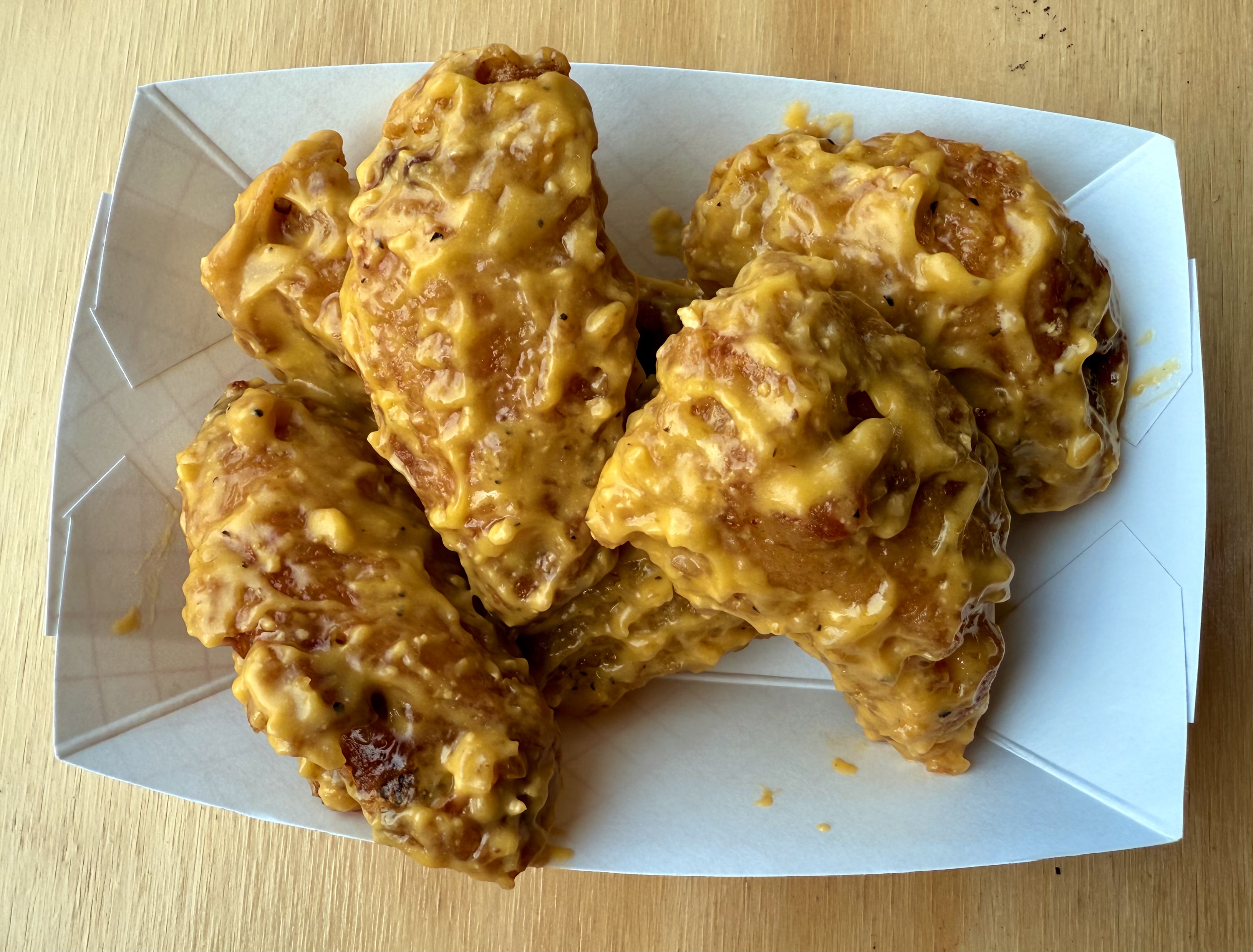 Garlic Parmesan Wings.