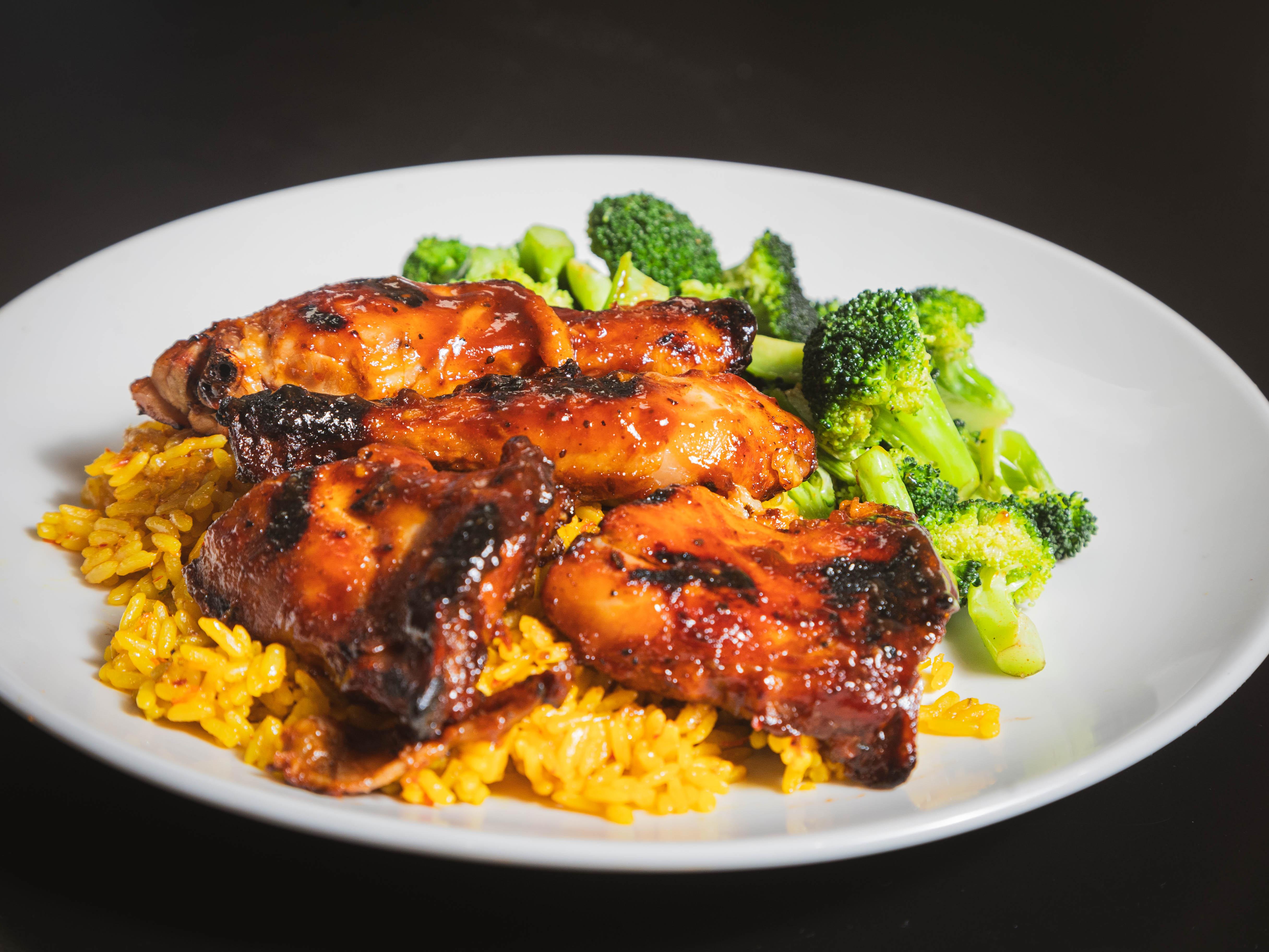 BBQ Chicken Dinner.