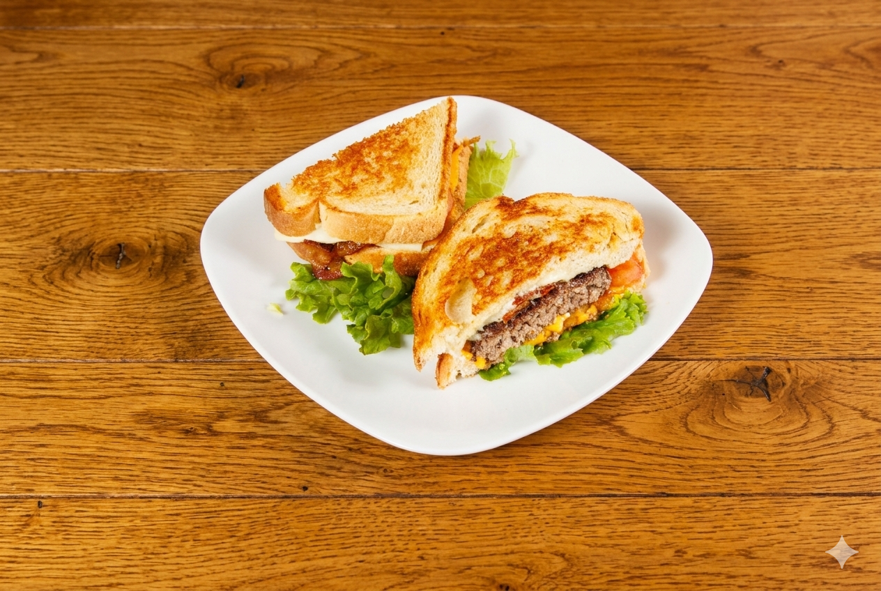 Grilled Cheese Burger @.